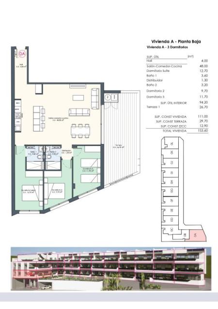 Verasol home apartment 2 bedrooms benijfar costa blanca vsh 0302